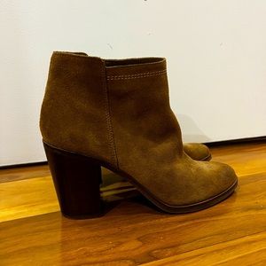 Dolce Vita Brown Suede Booties